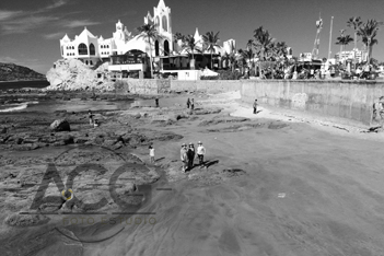 Foto áerea en malecón de Mazamitla